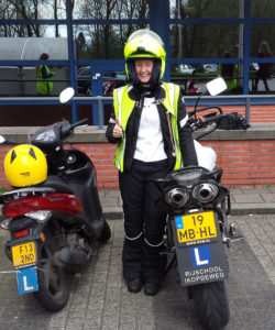 Motorijbewijs geslaagd bij rijschool IkOpDeWeg